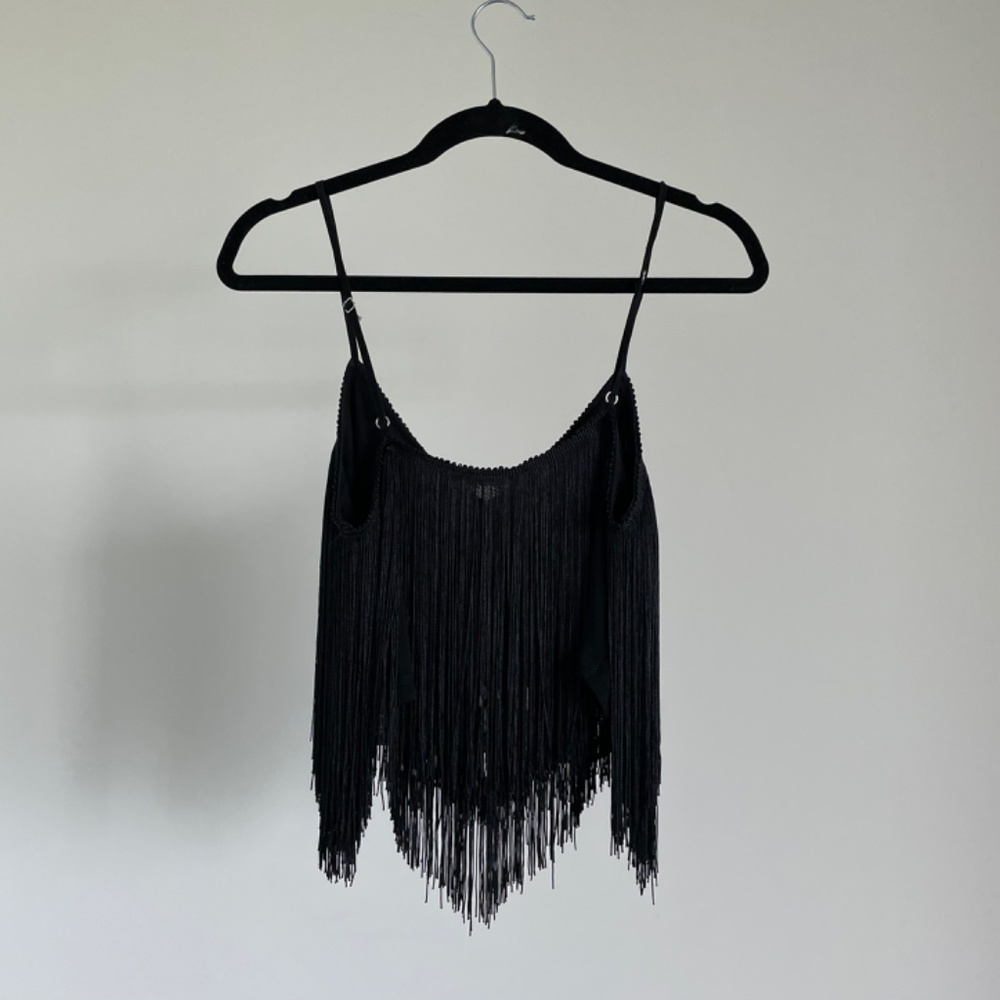 ZARA Tassel Crop Top - Picture 3 of 5